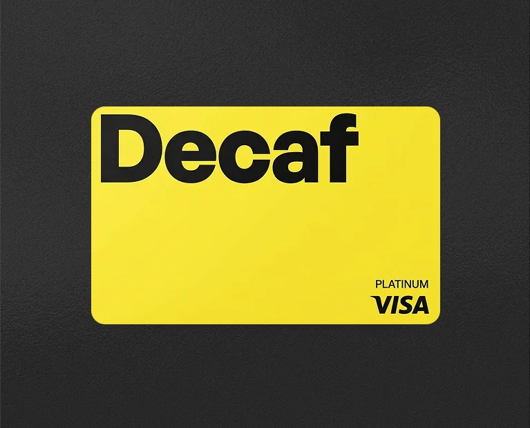 DECAF CARD